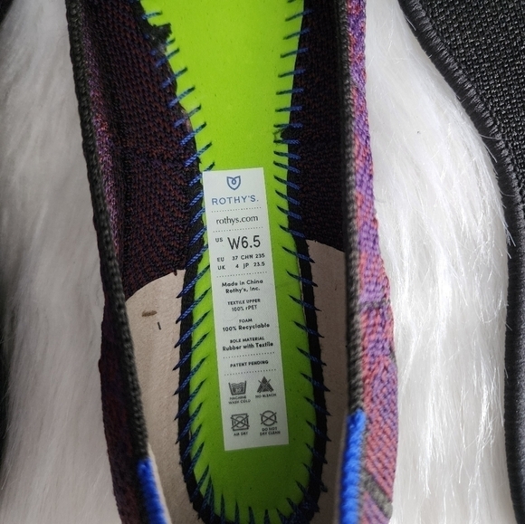 *NIB* Rothy's The Point in Cranberry Plaid - Picture 11 of 11